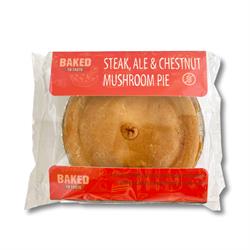Baked to Taste Gluten Free Steak Ale & Chestnut Mushroom Pie 240g