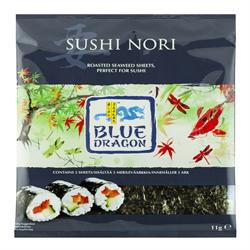 Blue Dragon Sushi Nori Roasted Seaweed Sheets 11g