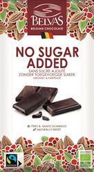 Belvas Tablet No Sugar Added Chocolate Bar Organic GF and Vegan 90g