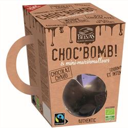 Belvas 2 Chocolate Bombs + Mini Marshmallows 70g