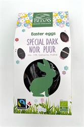 Belvas Organic Chocolate Easter Eggs Special Dark Mix 100g