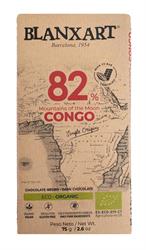 Blanxart BLANXART Premium Organic & Vegan 82% CONGO Chocolate Bar 75g