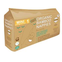 Beaming Baby Organic Bamboo Nappies Size 1 (2-6 kg 32 nappies)