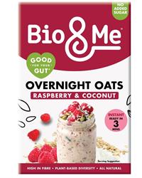 Bio&Me Bio&Me Raspberry & Coconut Overnight Oats 350g