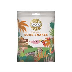 Biona Organic Sour Snakes 75g