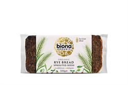 Biona Organic Vitality Rye Bread - Sprouted Seeds - 500g