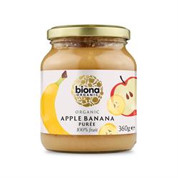 Biona Organic Apple & Banana Puree -No added sugar 360g