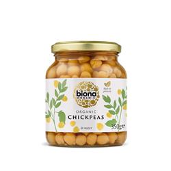 Biona Organic Chick Peas -in Glass jars 350g