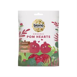 Biona Organic Vegan Pomegranate Hearts 75g