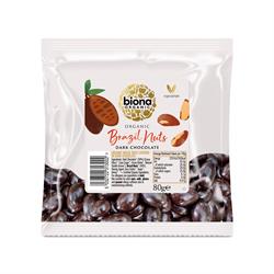 Biona Organic Plain Chocolate covered Rainforest Brazils 80g