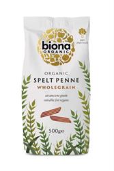 Biona Organic Wholemeal Spelt Penne Pasta 500g