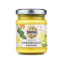 Biona Organic Horseradish Mustard 125g