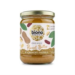 Biona Biona Peanut Butter Organic Crunchy with Sea Salt 500g