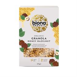 Biona Organic Honey Hazel Crunchy Granola - No added sugar 375g