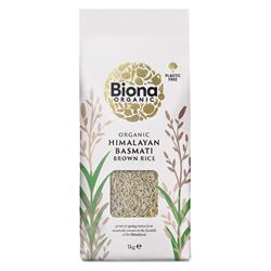 Biona Organic Basmati Brown Rice 1kg