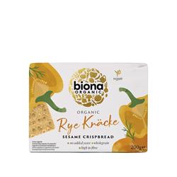 Biona Organic Rye Crispbread Sesame 200g