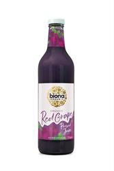 Biona Organic Red Grape Juice - Pressed 750ml