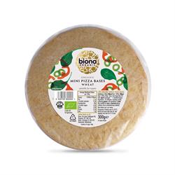 Biona Biona Organic Mini Pizza Bases - Wheat - 4 bases per pack 300g