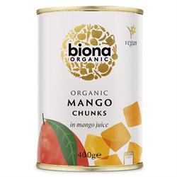 Biona Organic Mango Chunks in Mango Juice 400g