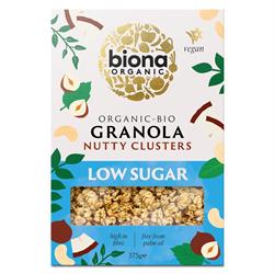 Biona Biona Organic Granola Nutty Clusters Low Sugar 375g