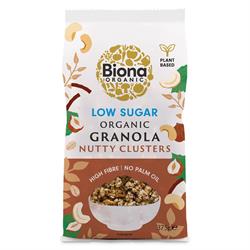 Biona Biona Organic Granola Nutty Clusters Low Sugar 375g