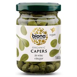 Biona Biona Capers in Wine Vinegar Organic 140g