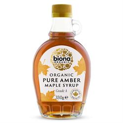 Biona Biona Organic Pure Maple Syrup Amber Grade A 330g