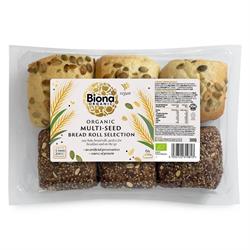 Biona Organic Multi-Seed Bread Roll Selection 300g