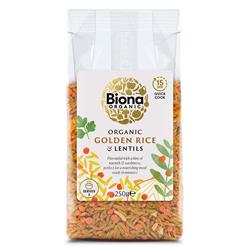 Biona Biona Organic Golden Rice & Lentils 250g