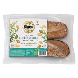 Biona Organic Rustic Seeded Baguette (made with sourdough) 300g