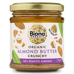 Biona Biona Organic Almond Butter Crunchy 170g