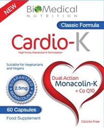Bio Medical Classic Cardio-K 60 Capsules (2.5mg Monacolin K)