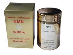 BioTech Life Sciences NMN 80 grams Anti-Ageing Boost NAD+ Energy >99% Pure +Citrus