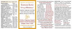 BioTech Life Sciences Energise Super Vitamins & Minerals - worlds strongest