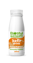 Bio-tiful Dairy Honey & Ginger Kefir Smoothie 250ml