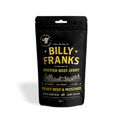 Billy Franks Billy Franks Gluten Free Roast Beef & Mustard Jerky 30g