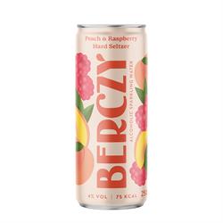 Berczy Berczy Peach & Raspberry Hard Seltzer 250ml