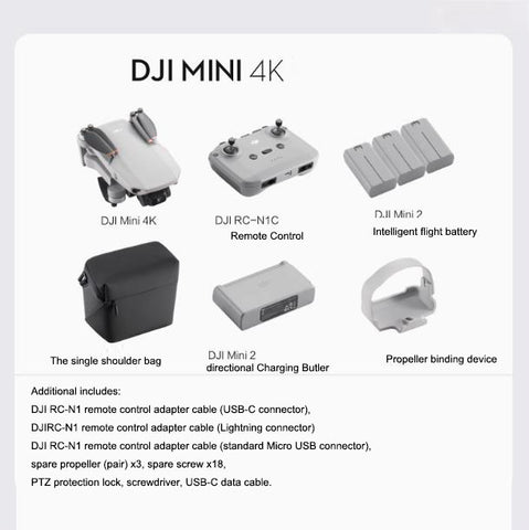 DJI Mini 4K Ultra HD Mini Aerial Drone Captain with Intelligent Range Shooting and Remote Control Aircraft