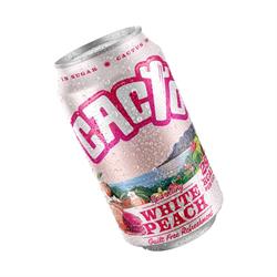 Cacto Drinks Sparkling Prickly Pear & White Peach Cactus Water 330ml