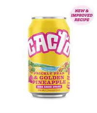 Cacto Drinks Cacto Golden Pineapple & Prickly Pear - Low Sugar Soda 330ml