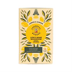 Cheerful Buddha Cheerful Buddha Lion's Mane Lemon and Ginger Tea 15 Tea Bag