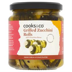 Cooks and Co Cooks & Co Grilled Zucchini Rolls with Pecorino Cheese 280g