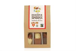 Cocoa Loco Organic F/T Hot Chocolate Spoon Gift Set 115g