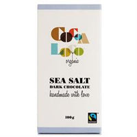 Cocoa Loco Organic & Fairtrade 73% Dark Chocolate & Sea Salt Bar 100g