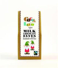 Cocoa Loco Milk Chocolate Elves Bars- Organic & Fairtrade 100g