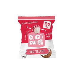 Coco Cubes Coco Cubes Red Velvet Coconut Snack 30g