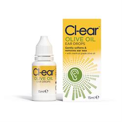 Cl-ear Cl-ear Olive Oil Ear Drops 15ml