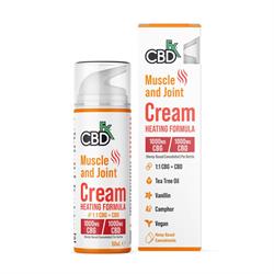 CBDfx CBDfx Muscle and Joint Heating Cream - 1000mg CBD/1000mg CBG