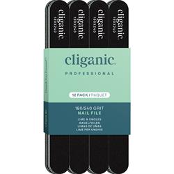 Cliganic Cliganic 12 Pack Nail File Set: 180/240 Grit