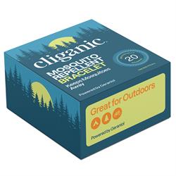 Cliganic UK Cliganic Repellent Bands 20 Individual Units EVA Bracelets